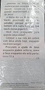 PREPARE-SE ELE ESTÁ VOLTANDO FOLHETO (CENTO) ALFA ÔMEGA