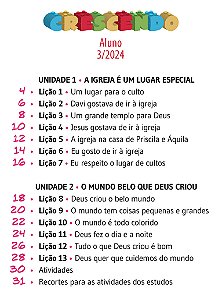 3T2024 CRESCENDO ALUNO CONVICÇÃO 424 JARDIM DE INFÂNCIA 3/4 ANOS