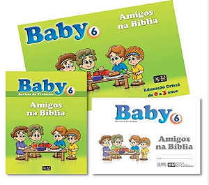 AMIGOS NA BÍBLIA KIT BABY VOL 6 Z3 IDÉIAS
