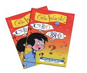 CERTO OU ERRADO? KIT PROFESSOR CULTO INFANTIL CRISTÃ EVANGÉLICA VOL 5