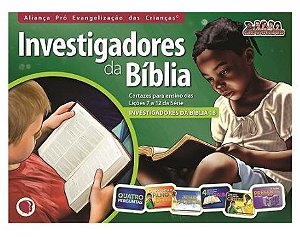 INVESTIGADORES DA BÍBLIA VOL 7 A 12 CARTAZES APEC