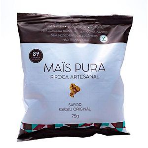 Pipoca Artesanal Maïs Pura Caramelo e Flor-de-Sal 75g nas  (7908066400020)