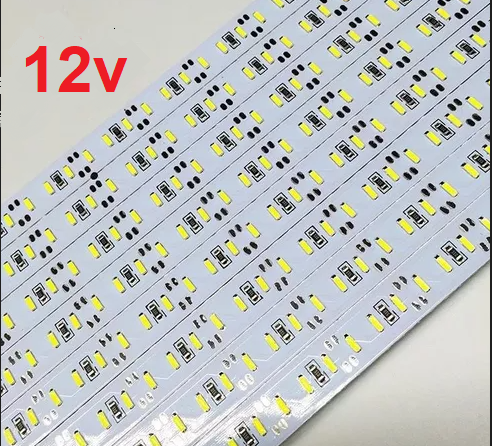 Kit de 100 Barras de LED 4014- 1 Metro - 28w - Branco Frio - 12v - 144 LEDs