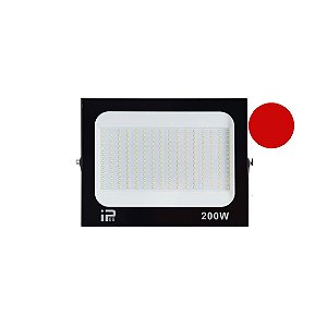 Refletor Holofote LED 200w Vermelho