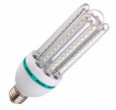 Kit 10 Lâmpadas LED 6U (milho) de 100w E27 Branco Frio