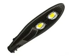 Kit 10 Peças Luminária Pública Cob Super LED 100w Branco Frio - 6500K - Para Poste