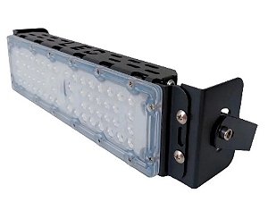 Projetor Refletor Modular Led Linear Ferro Torre 50w Ip67 - Preto - Cor da luz - Branco-frio 110V/220V 6500K