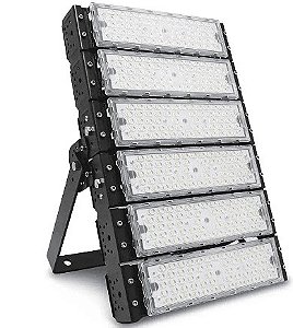 Projetor Refletor Modular Led Linear Ferro Torre 300w Ip67 - Preto - Cor da luz - Branco-frio 110V/220V 6500K