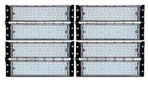 Projetor Refletor Modular Led Linear Ferro Torre 400w Ip67 - Preto - Cor da luz - Branco-frio 110V/220V 6500K