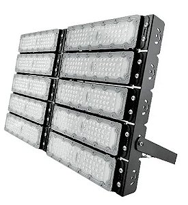 Projetor Refletor Modular Led Linear Ferro Torre 500w Ip67 - Preto - Cor da luz - Branco-frio 110V/220V 6500K