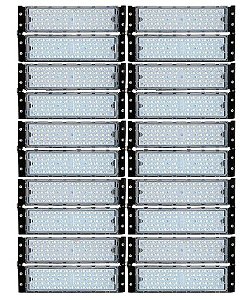 Projetor Refletor Modular Led Linear Ferro Torre 1.000w Ip67 - Preto - Cor da luz - Branco-frio 110V/220V 6500K