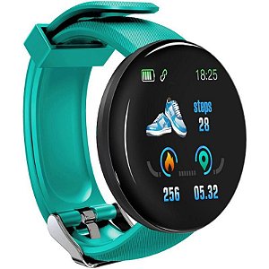 Smartwacht d18s Relógio inteligente com pressão arterial e rastreador de fitness