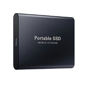SSD 2 Tera Externo para notebooks, macbooks, ps4, ps3, xbox 360, xbox one e pcs Cor Preto *novo