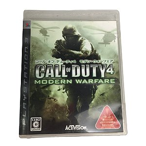 Jogo PS3 Call of Duty 4 Modern Warfare mÃ­dia fÃ­sica *seminovo