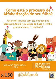 Kit Captação Avaliação Diagnóstica - 1º ano (150 unidades)