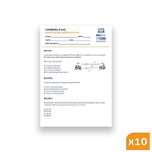 Avaliação Diagnóstica de Matemática 6º ano - 10 unidades