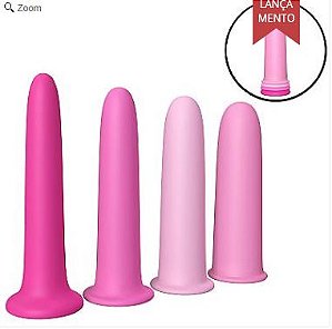 Kit Dilatador Vaginal com 4 Tamanhos