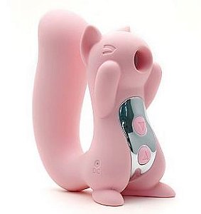 Vibrador em Silicone com Pulsação Esquilo