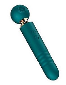 Vibrador Varinha 3 em 1 com Vai e Vem