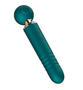 Vibrador Varinha 3 em 1 com Vai e Vem