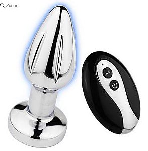 Plug Anal com Vibro e Controle Remoto