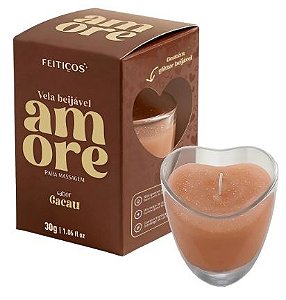Vela Beijável Cacau 30g