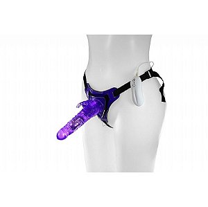 Cinta Peniana com Vibrador de 10 Vibrações