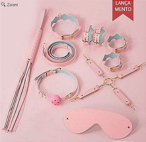 Kit com 8 Itens de Sado - Rosa