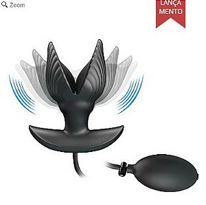 Plug Anal Inflável com Vibrador