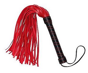 Chicote em Tiras Vermelho