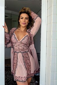 Conjunto Camisola e Robe