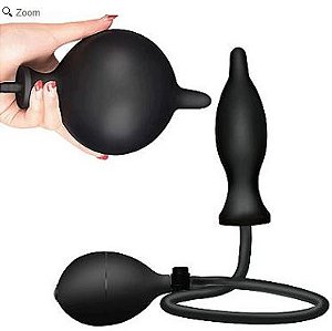 Plug Anal Inflável - 11,5 cm x 3,5 cm