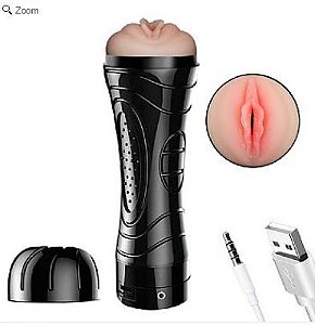 Masturbador Masculino Vagina Recarregável