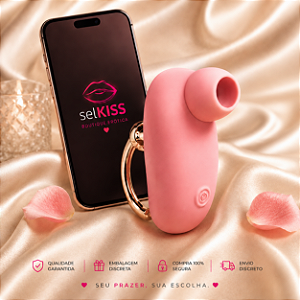 Vibrador de Clitóris Ondas Via App
