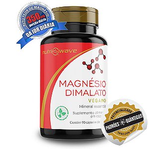 Magnésio Dimalato Puro Super Concentrado - cápsula vegana
