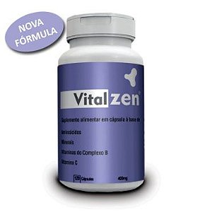 VITALZEN - Triptofano + Glutamina + Magnésio + B3 B6 B12