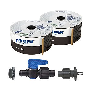 Kit mangueira de gotejamento e conexões - 2.000 metros