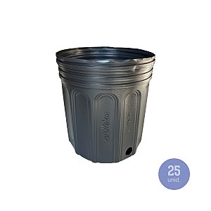 Embalagem para muda 5,0 litro preto - 25 unid.