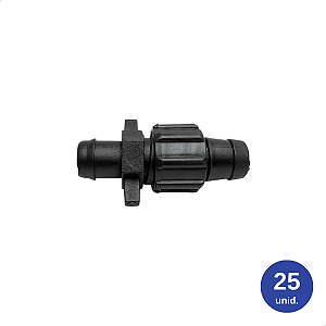 Conector Inicial 16mm com Rosca Ponta Grossa - 25 unid.