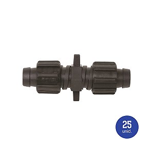 União 16mm com Porca (4 a 24 mil) - 25 unid.