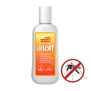 Altoff Loção Repelente de Insetos 200 ml - Protege da Dengue/Zika