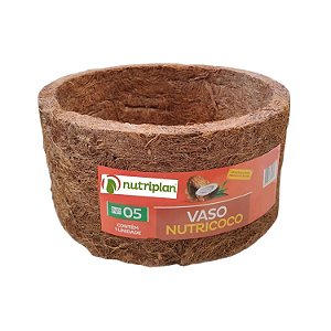 Vaso de Fibra de Coco Nutricoco Individual Nº 05 - Nutriplan