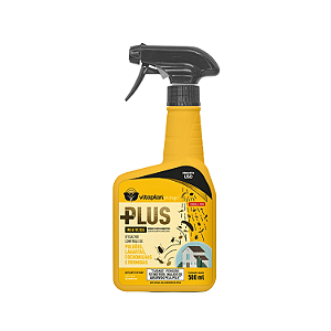 Inseticida Plus Pronto Uso 500ml Eficaz Contra Pulgões, Cochonilhas e Lagartas- Vitaplan