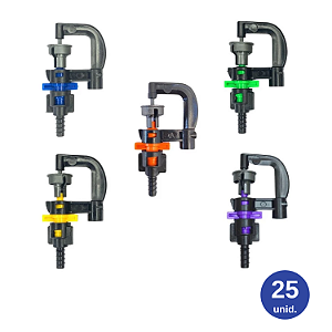 Micro Aspersor Rotativo AQ210 - 25 unid. *escolher a vazão 52 a 162 l/h*