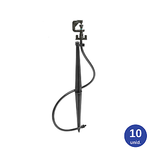 Micro Aspersor Bailarina Completo 70 l/h com Haste e Microtubo - 10 unid.