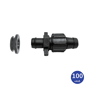 Kit Conector Inicial 16mm Com Anel de Vedação Chula - 100 Unid.