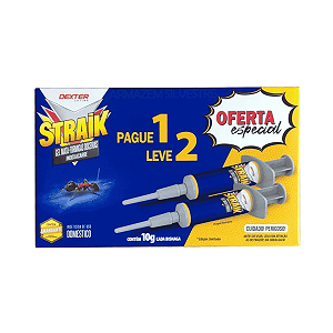 Straik Gel Mata-Formigas 10g (Pague 1 e Leve 2)