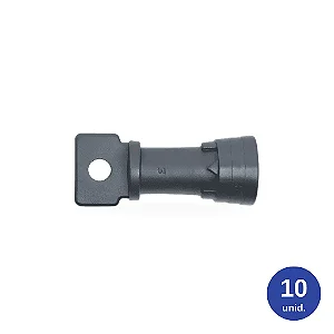 Fim de Linha 16mm com Anel Trava 6 Pontas (16 a 36 mil) - 10 unid.