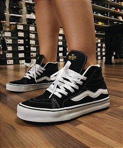 mad rats old school tenis black todo preto