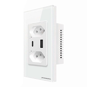 TOMADA SMART ENTRADA USB-USB C 16A NOVADIGITAL